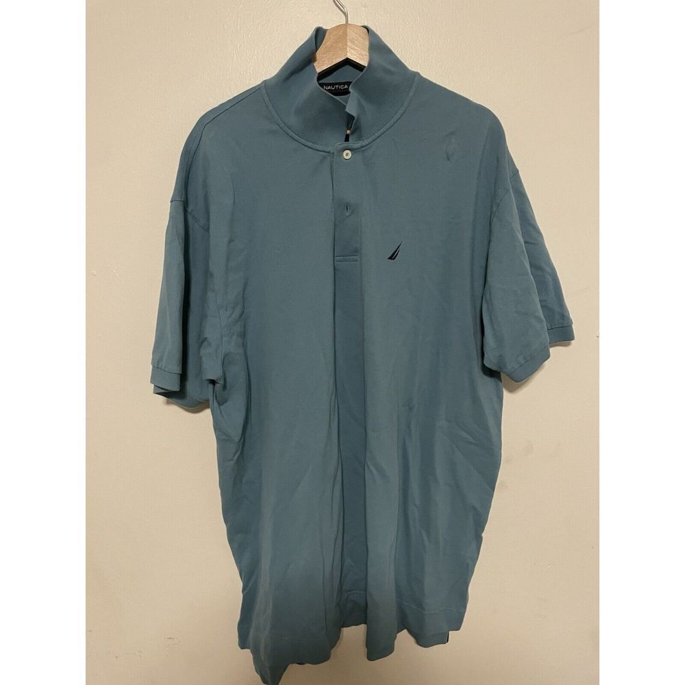 Nautica‎ Mens Pink Salmon Color Short Sleeve Polo Size XXL